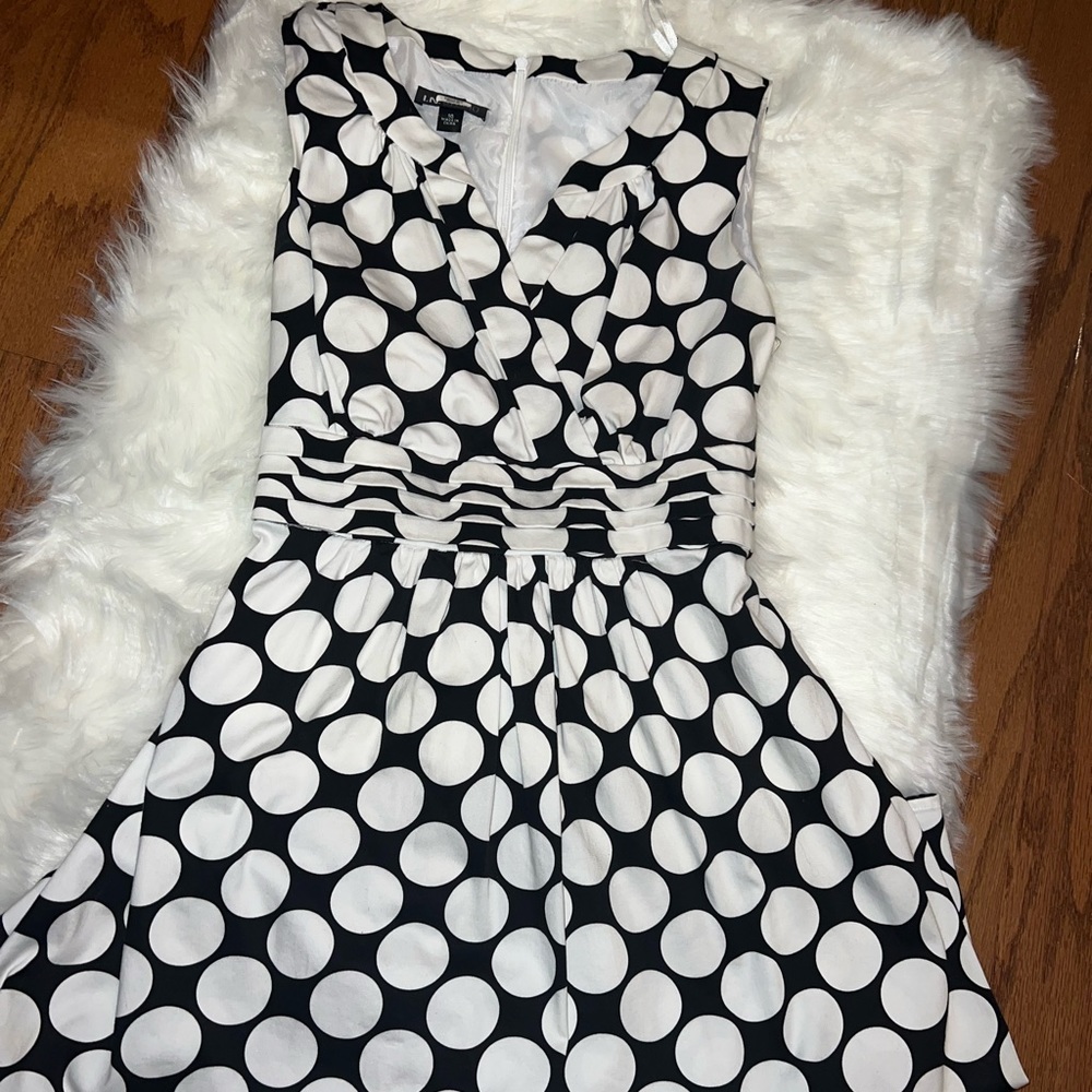 🖤⚪️polka dot dress